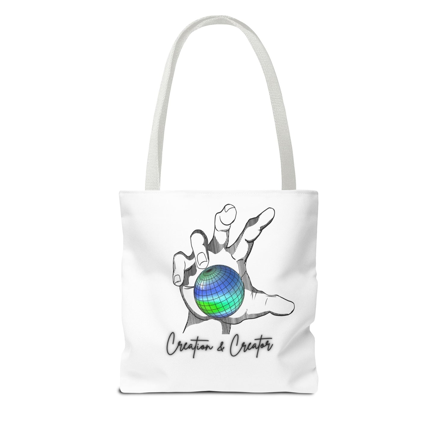 Creation & Creator Mountains Tote Bag