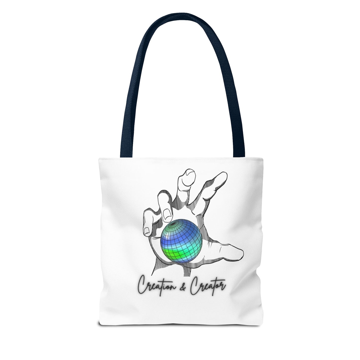 Creation & Creator Mountains Tote Bag