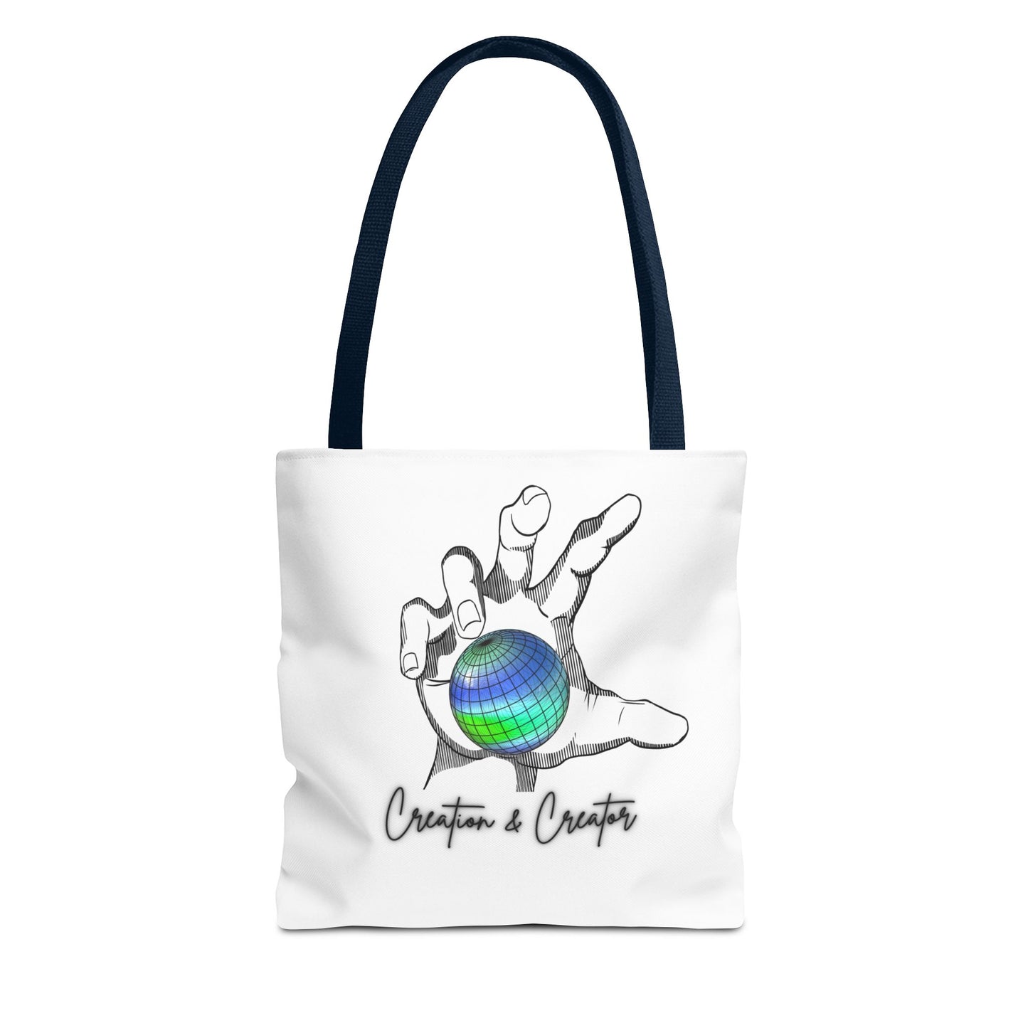 Creation & Creator Mountains Tote Bag