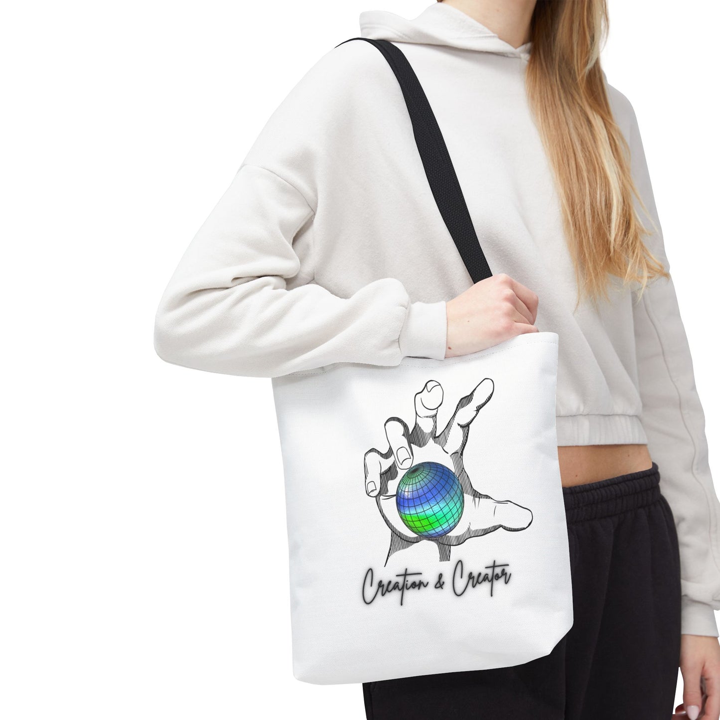 Creation & Creator Mountains Tote Bag