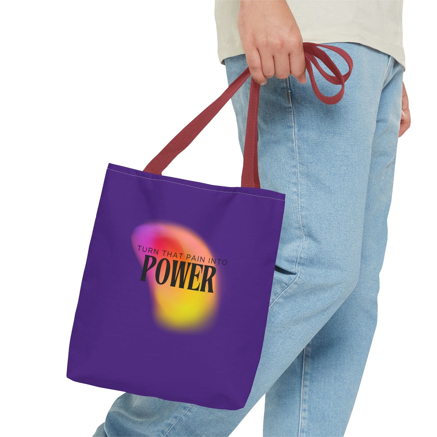 Pain Into Power Me Tote Bag