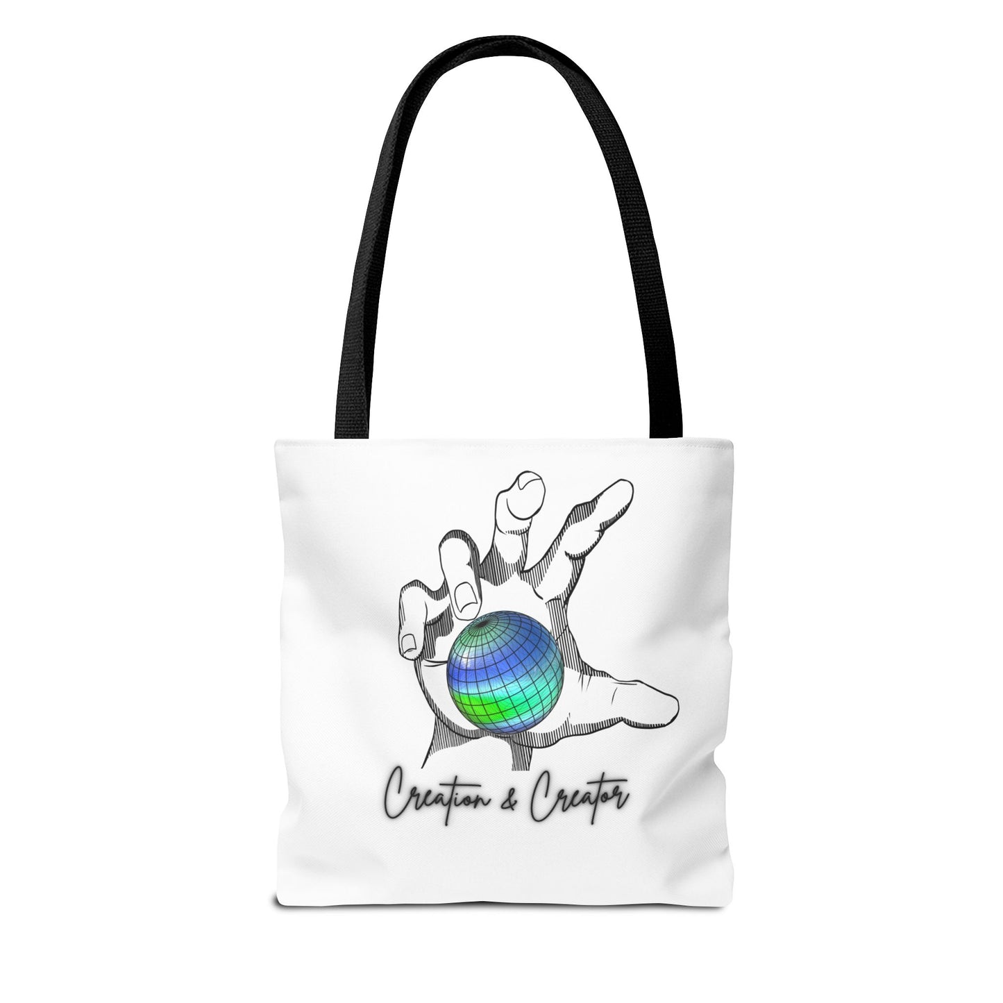 Creation & Creator Mountains Tote Bag