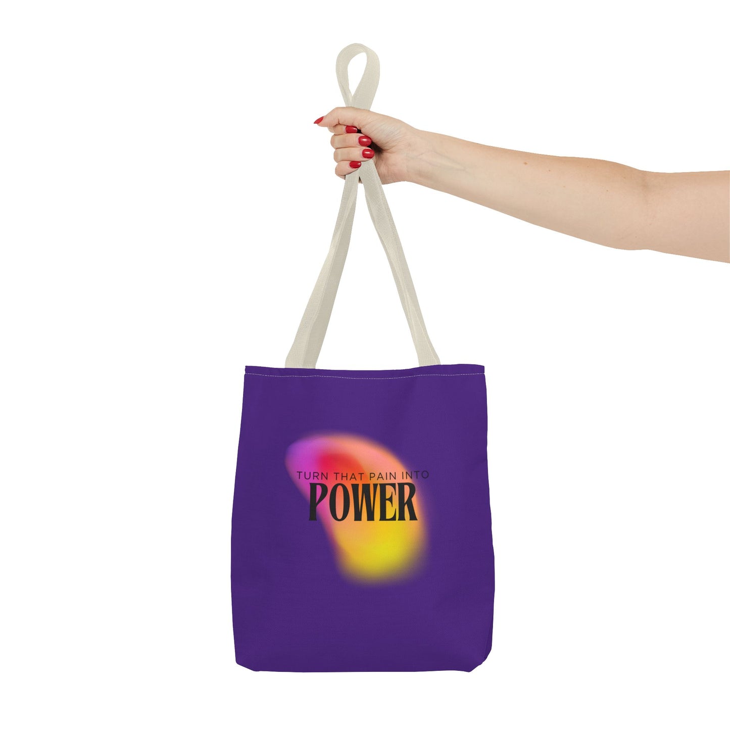 Pain Into Power Me Tote Bag