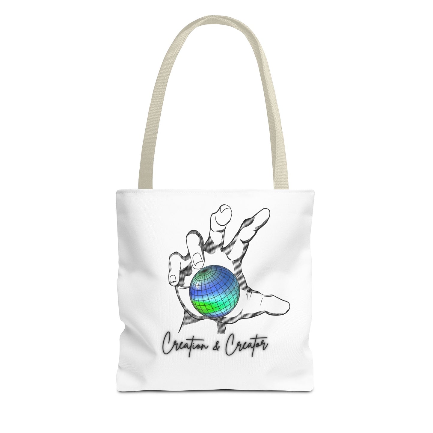 Creation & Creator Mountains Tote Bag