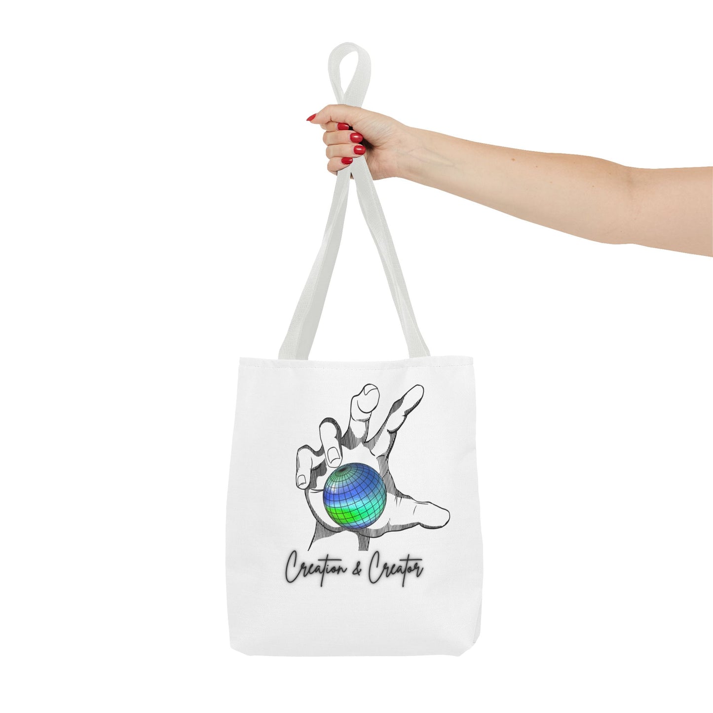 Creation & Creator Mountains Tote Bag