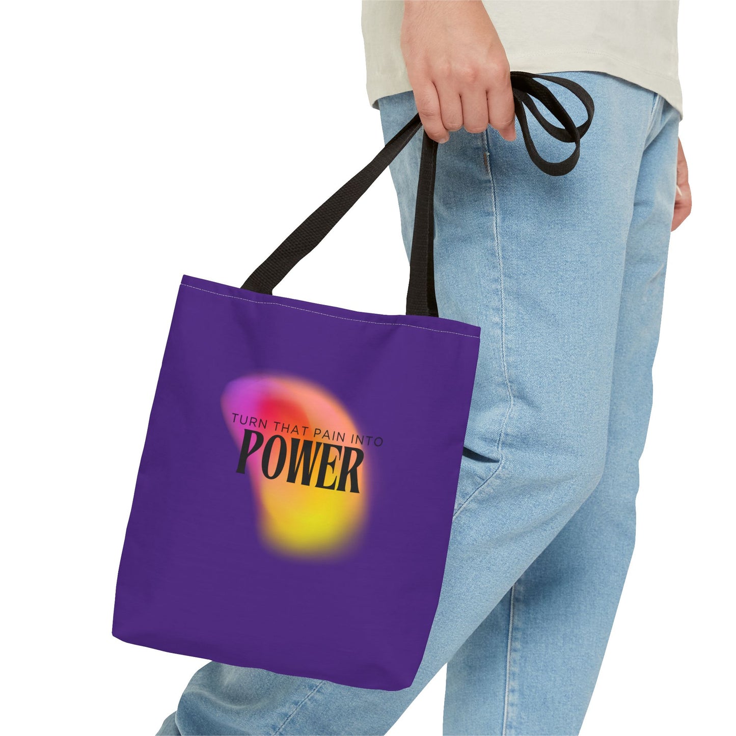 Pain Into Power Me Tote Bag