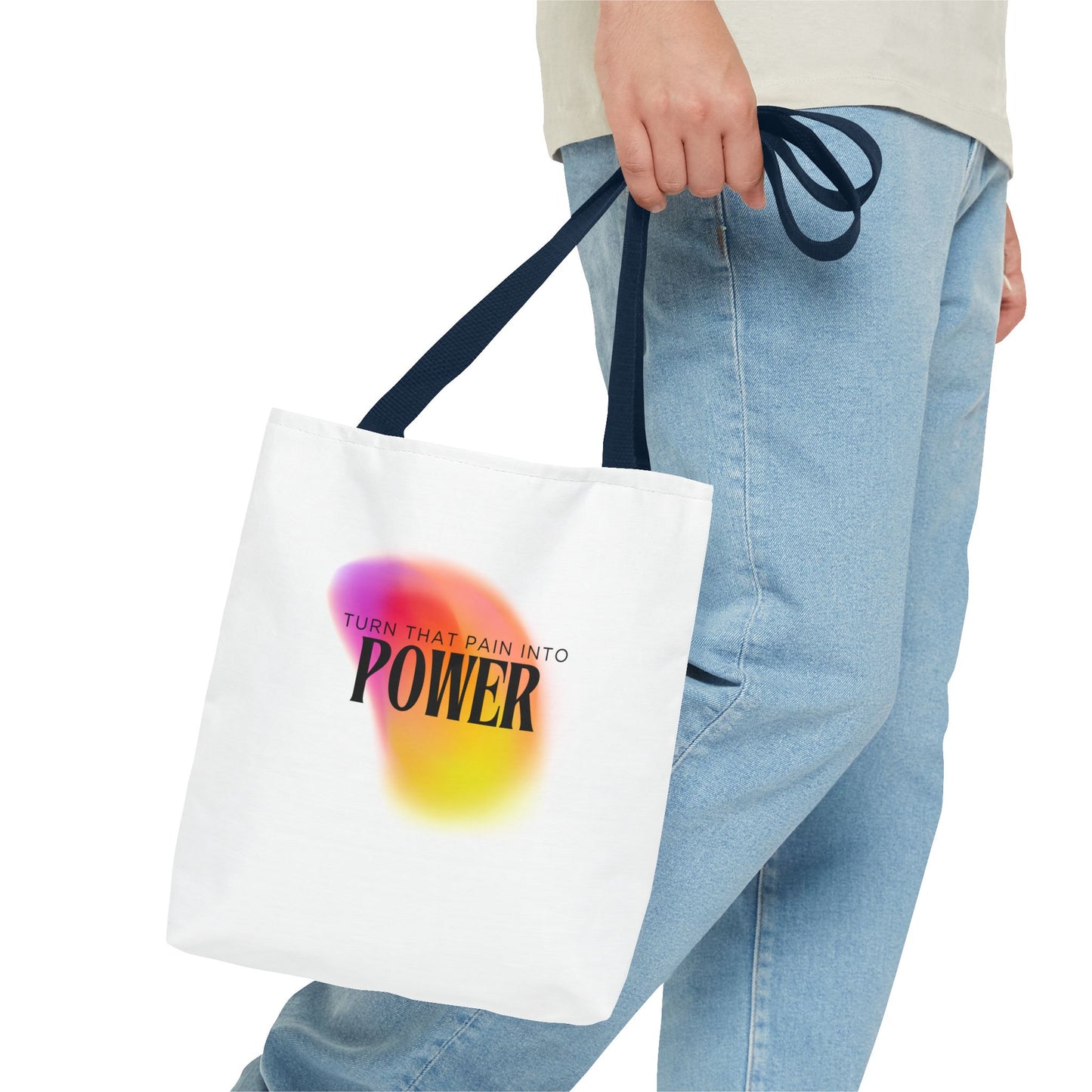 Pain Into Power Me Tote Bag