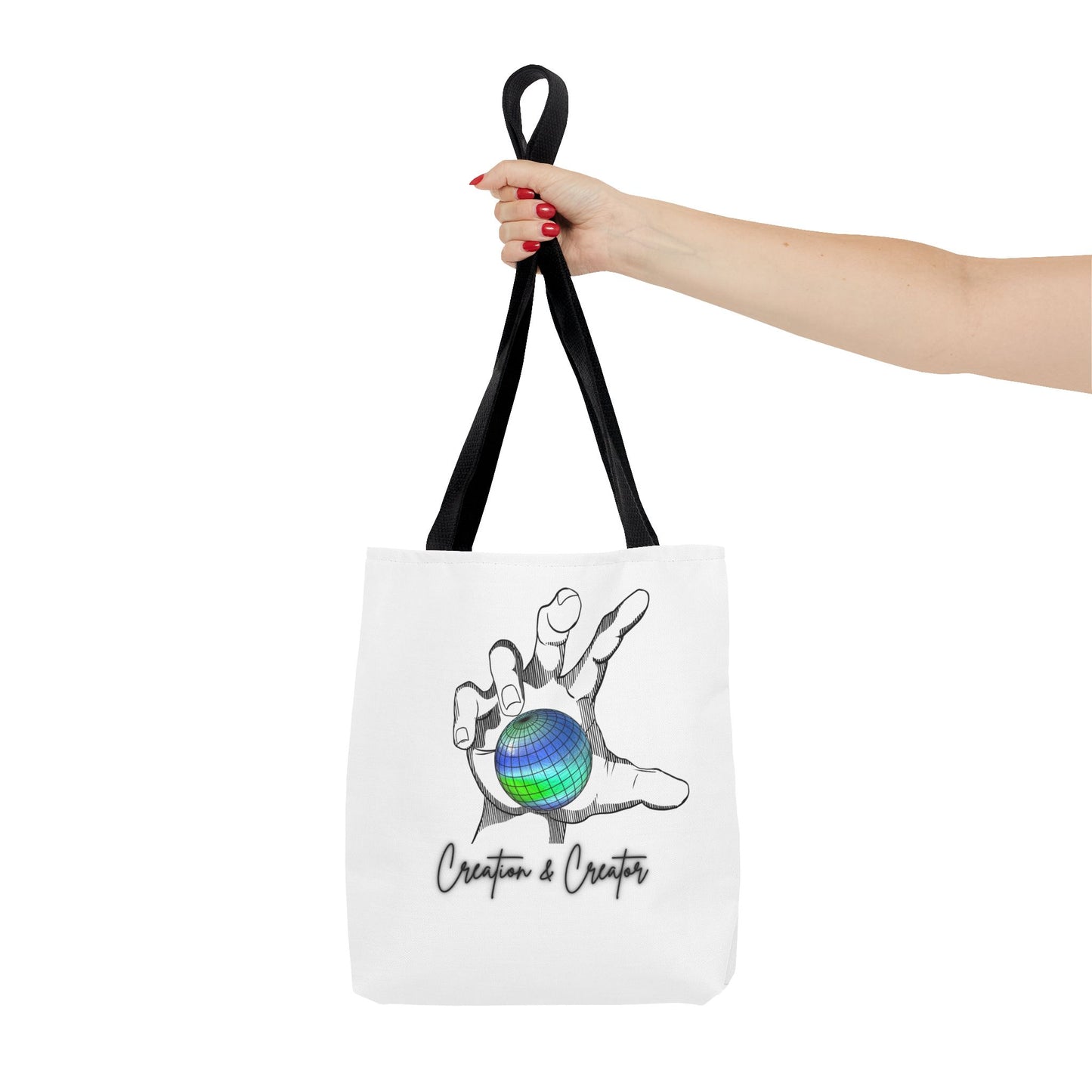 Creation & Creator Mountains Tote Bag