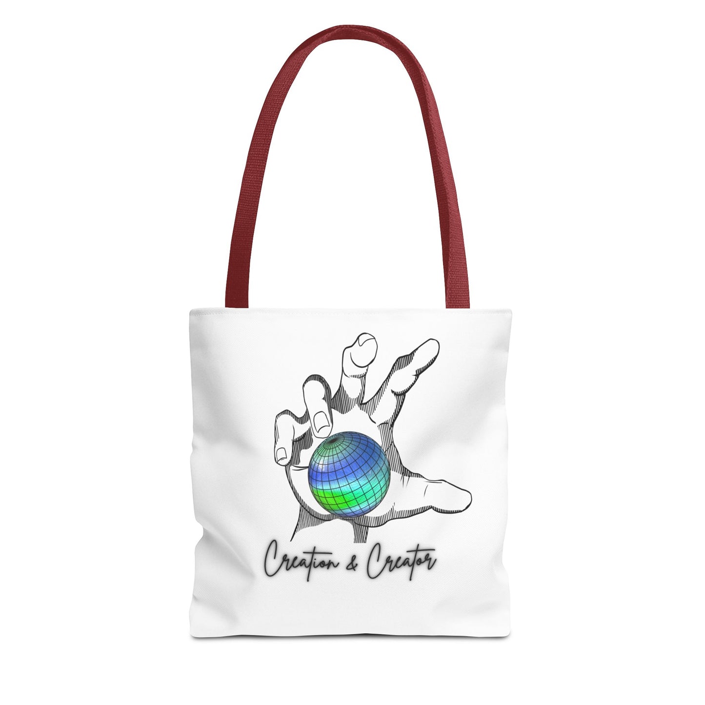 Creation & Creator Mountains Tote Bag