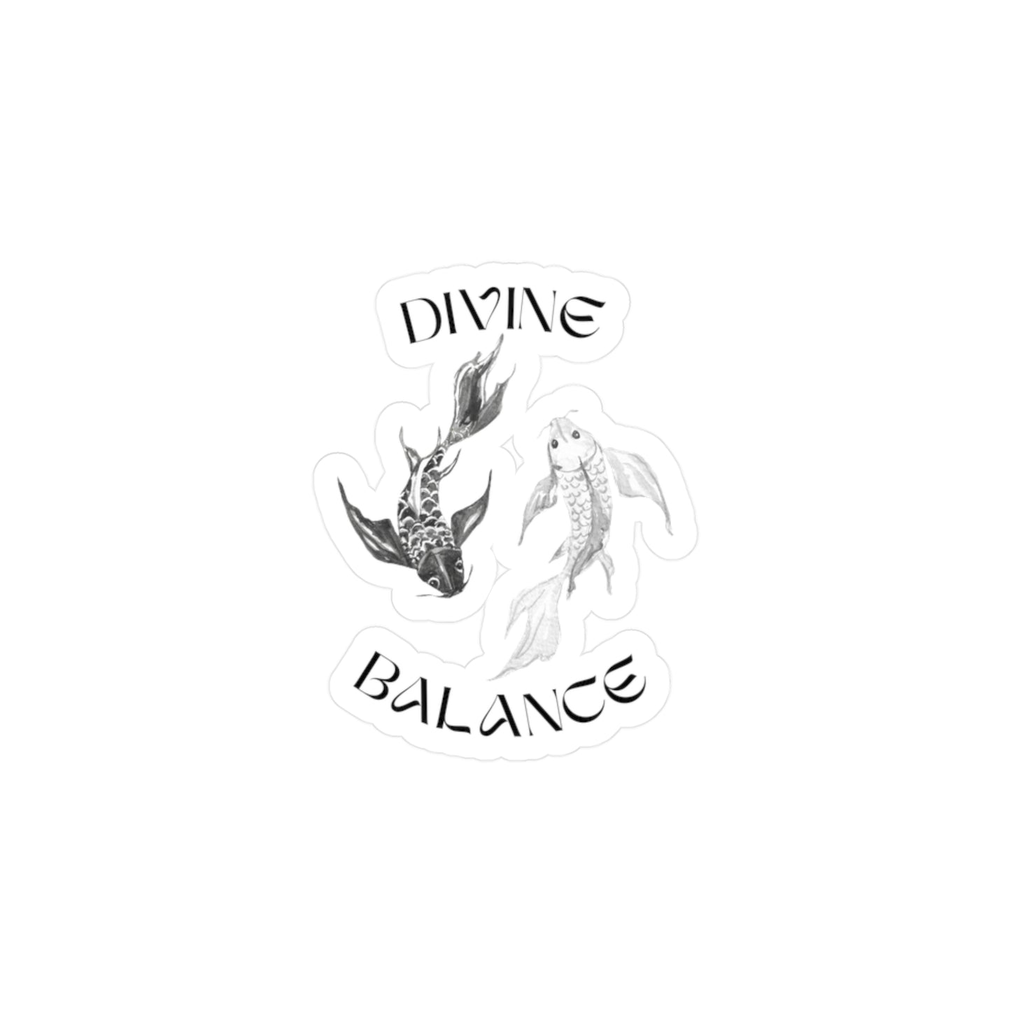Divine Balance Vinyl Decals