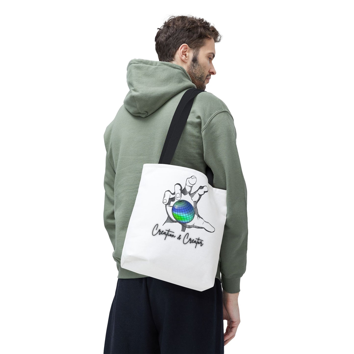 Creation & Creator Mountains Tote Bag