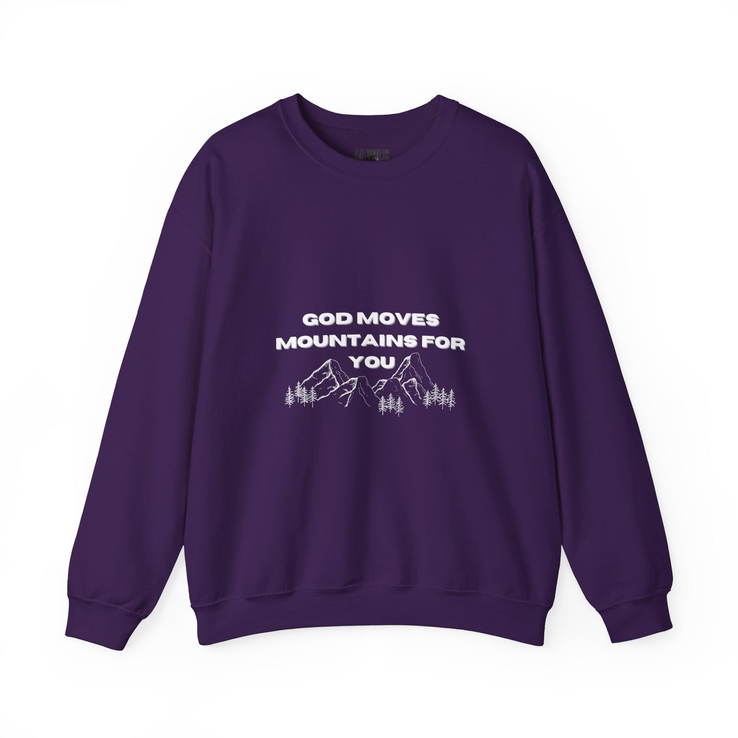 God Moves Mountains Crewneck Sweatshirt