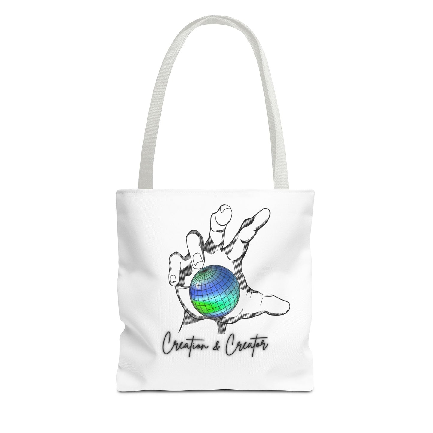 Creation & Creator Mountains Tote Bag