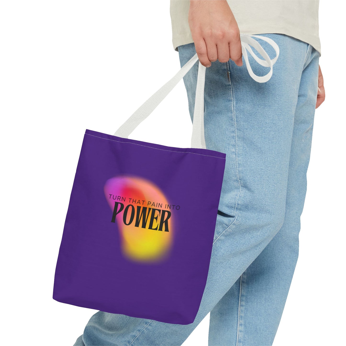 Pain Into Power Me Tote Bag