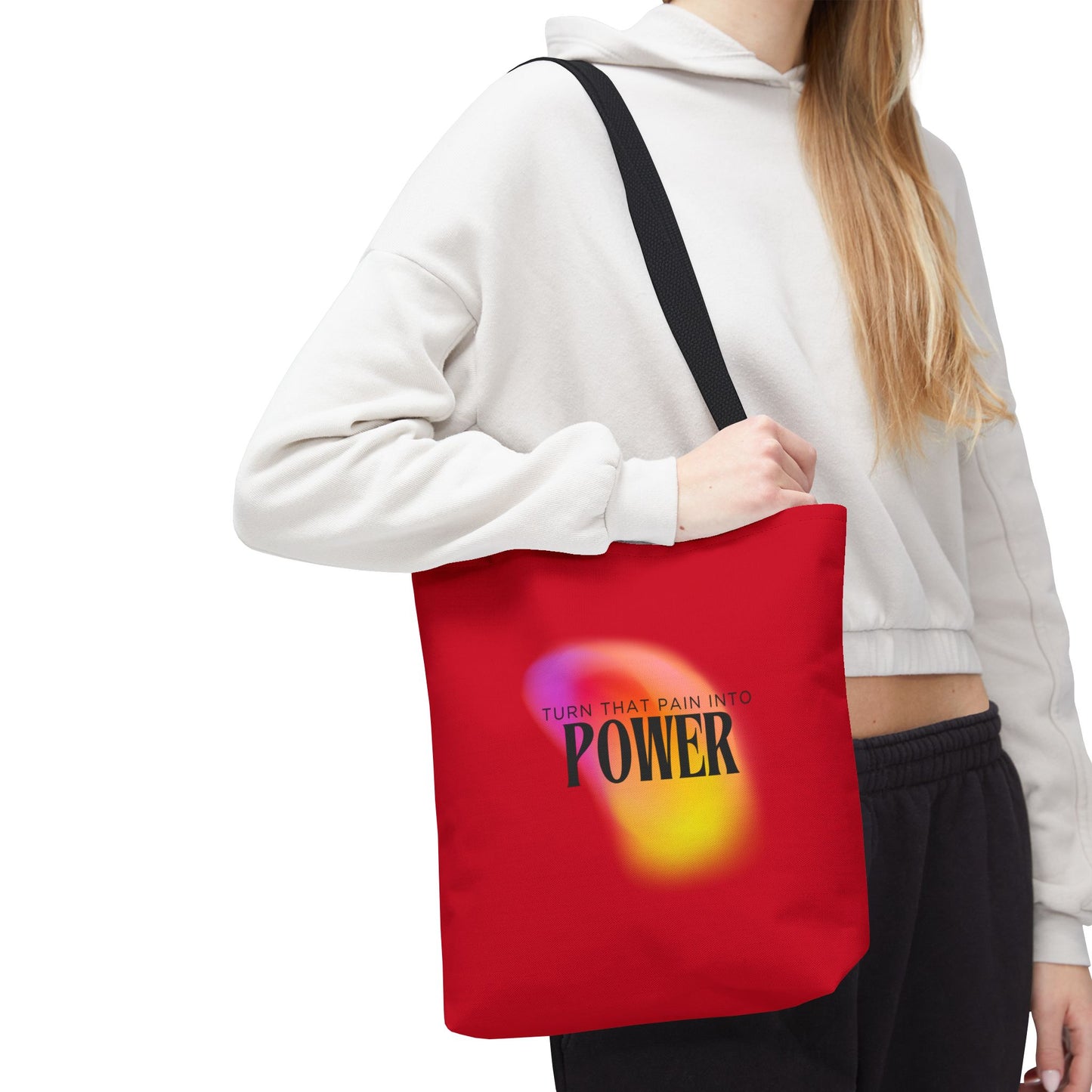 Pain Into Power Me Tote Bag