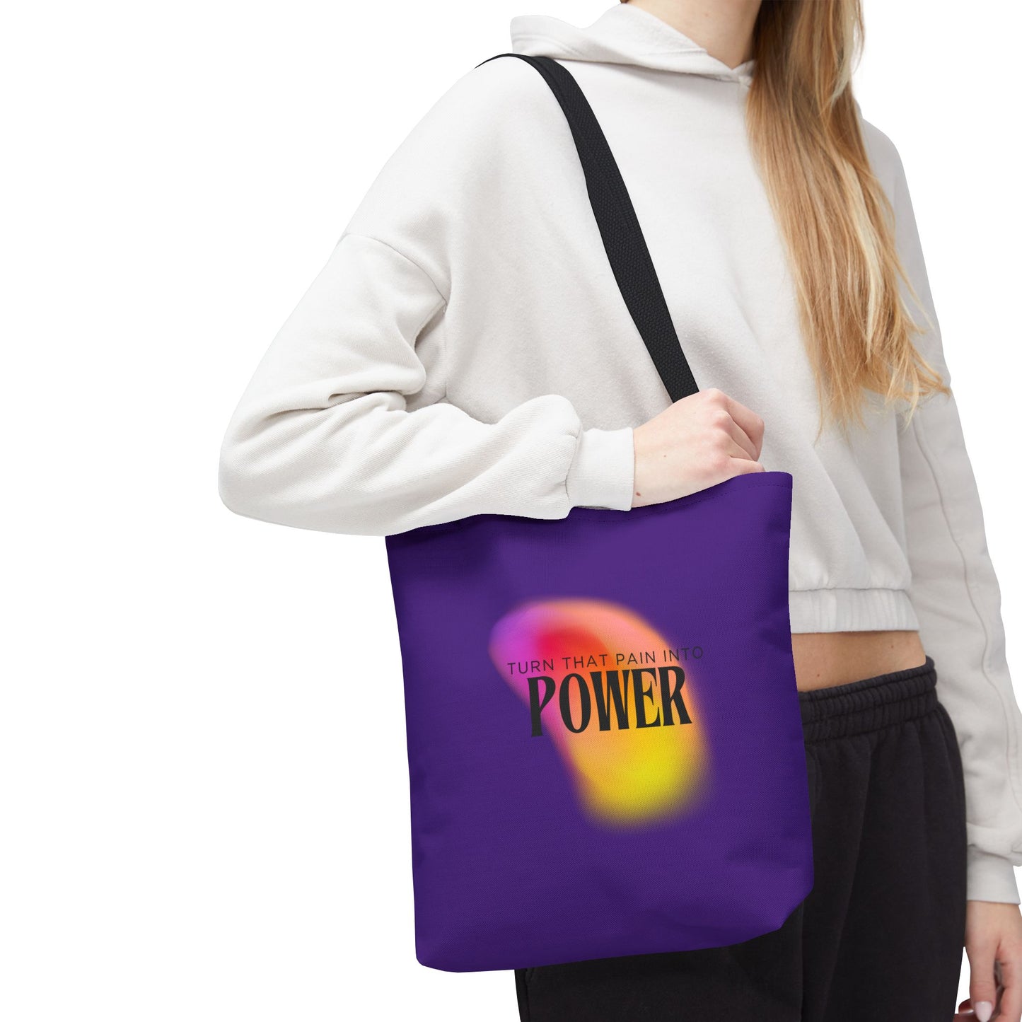 Pain Into Power Me Tote Bag