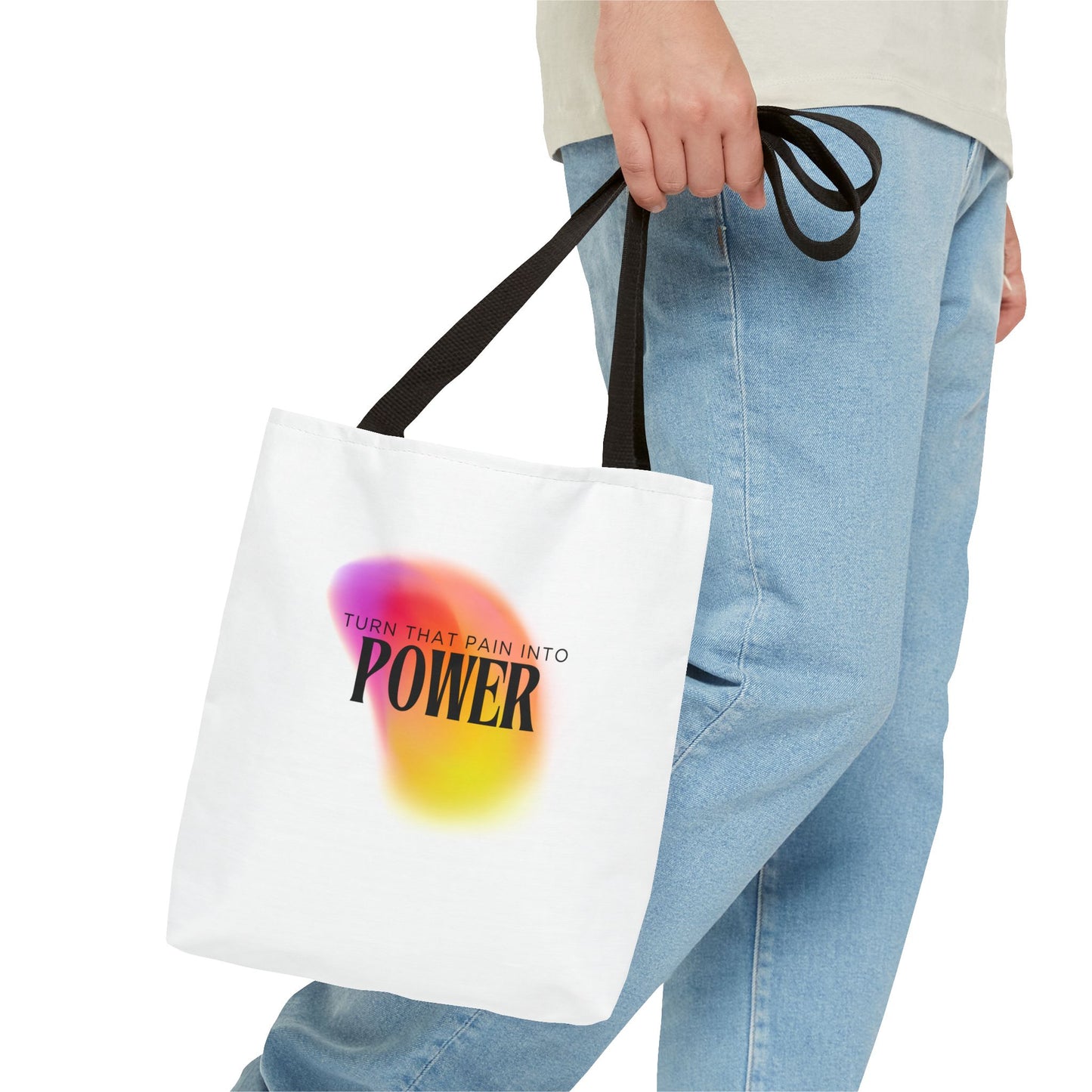 Pain Into Power Me Tote Bag