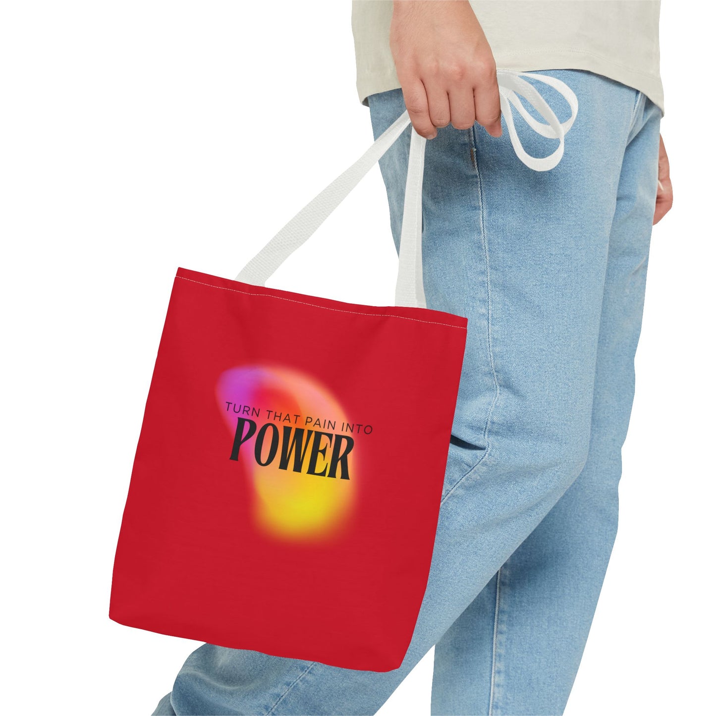 Pain Into Power Me Tote Bag