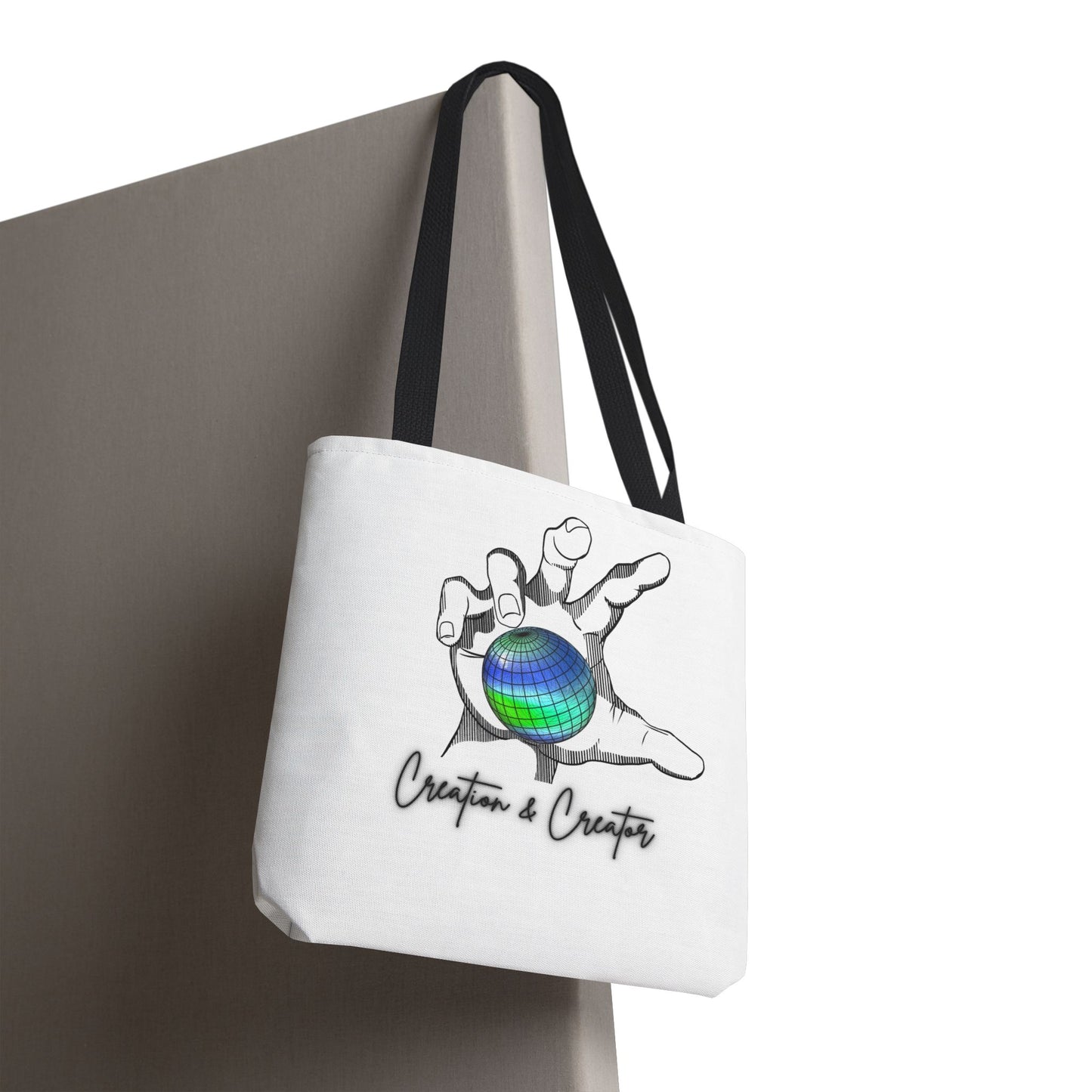 Creation & Creator Mountains Tote Bag