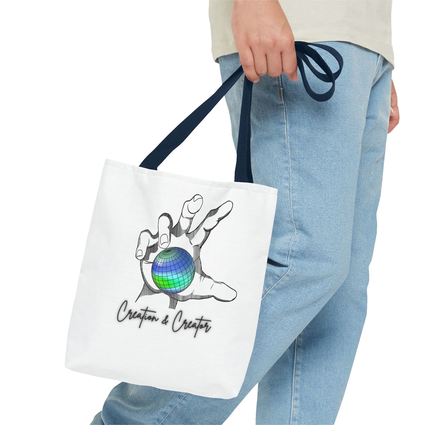 Creation & Creator Mountains Tote Bag