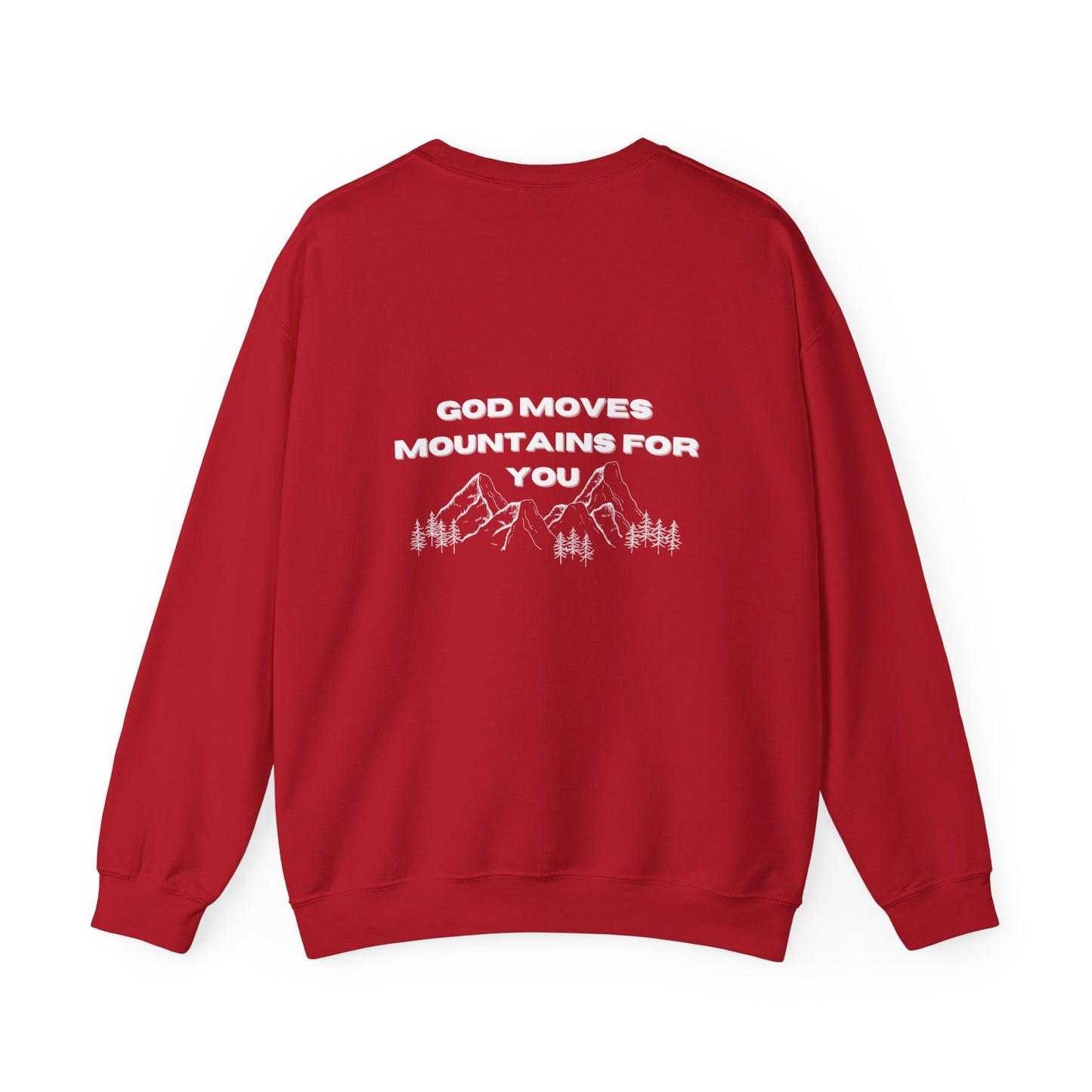 God Moves Mountains Crewneck Sweatshirt