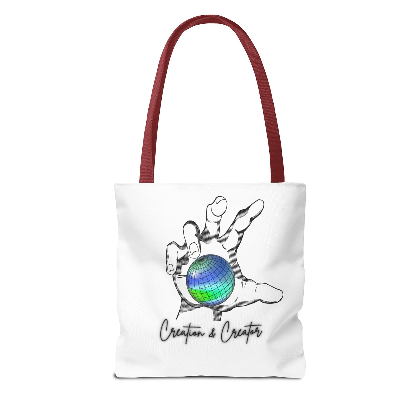 Creation & Creator Mountains Tote Bag