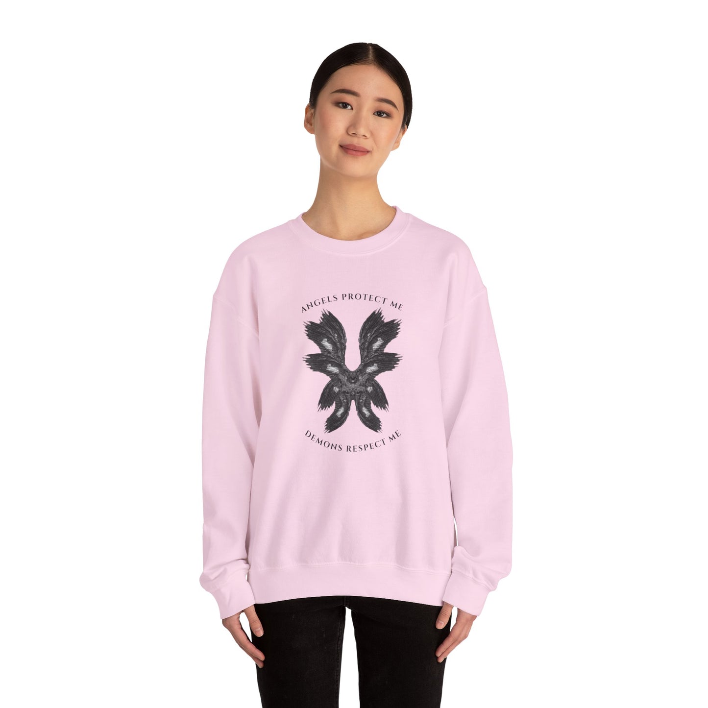 Angels Protect Me Crewneck Sweatshirt
