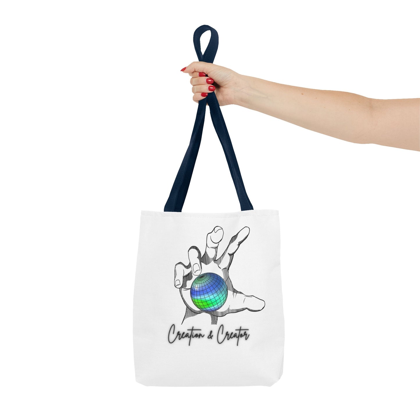 Creation & Creator Mountains Tote Bag