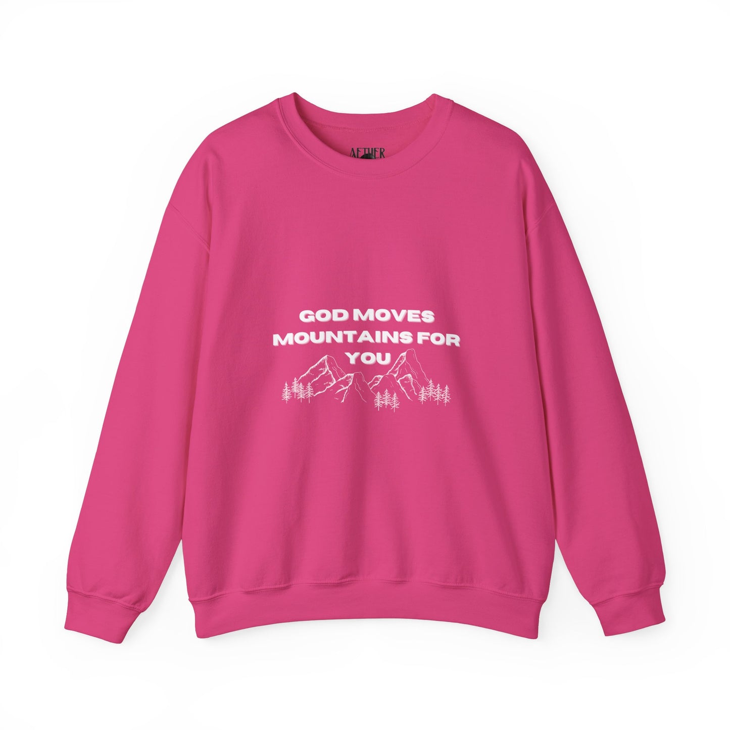 God Moves Mountains Crewneck Sweatshirt