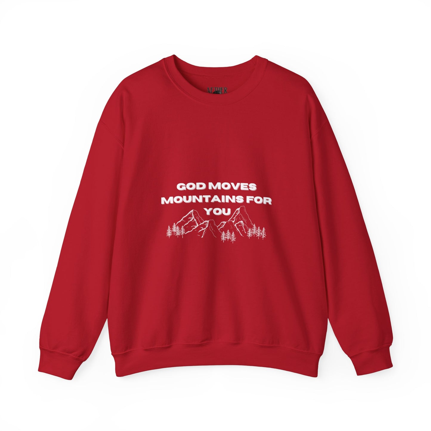 God Moves Mountains Crewneck Sweatshirt