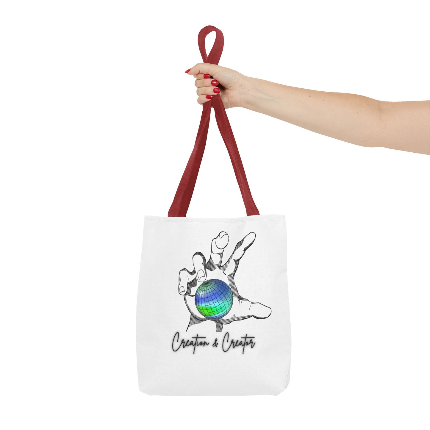 Creation & Creator Mountains Tote Bag