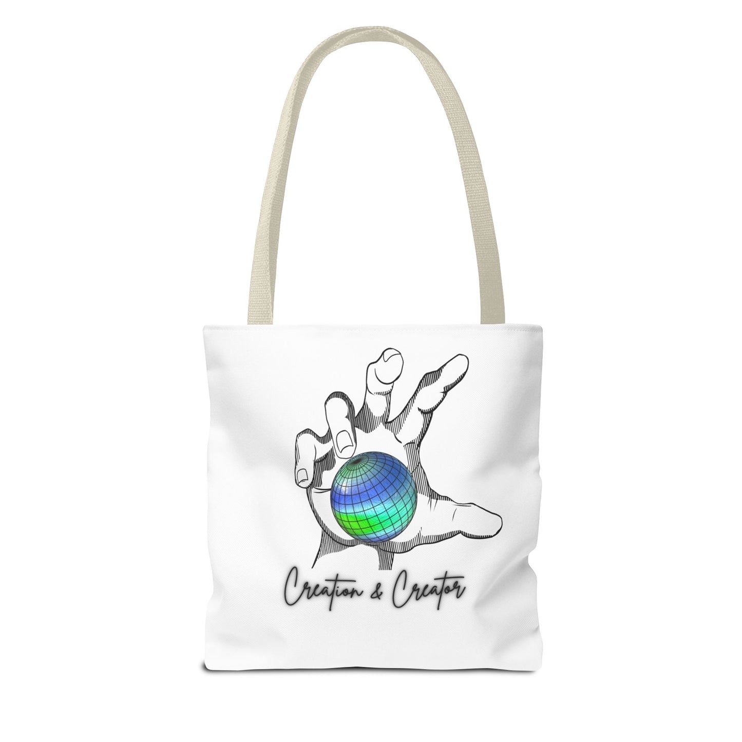 Creation & Creator Mountains Tote Bag