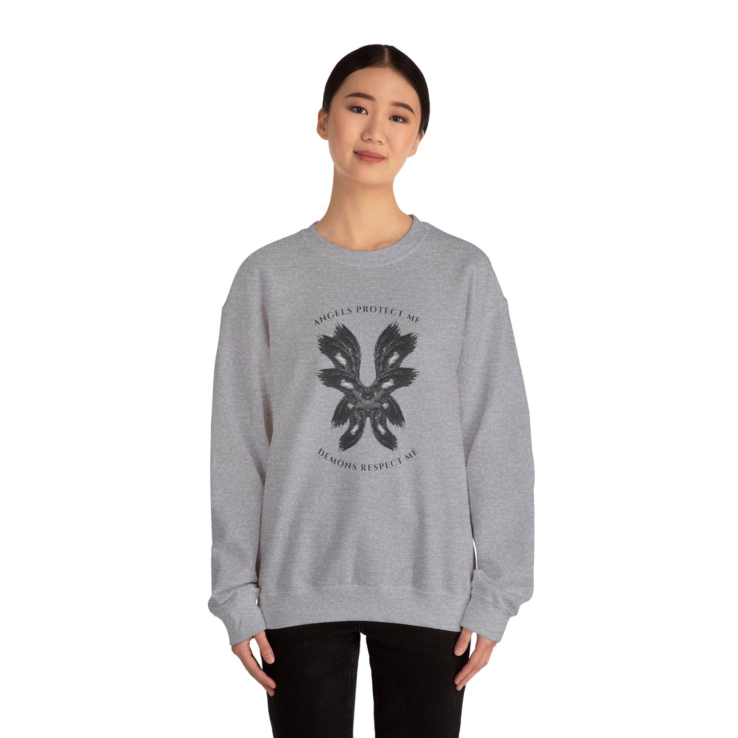 Angels Protect Me Crewneck Sweatshirt