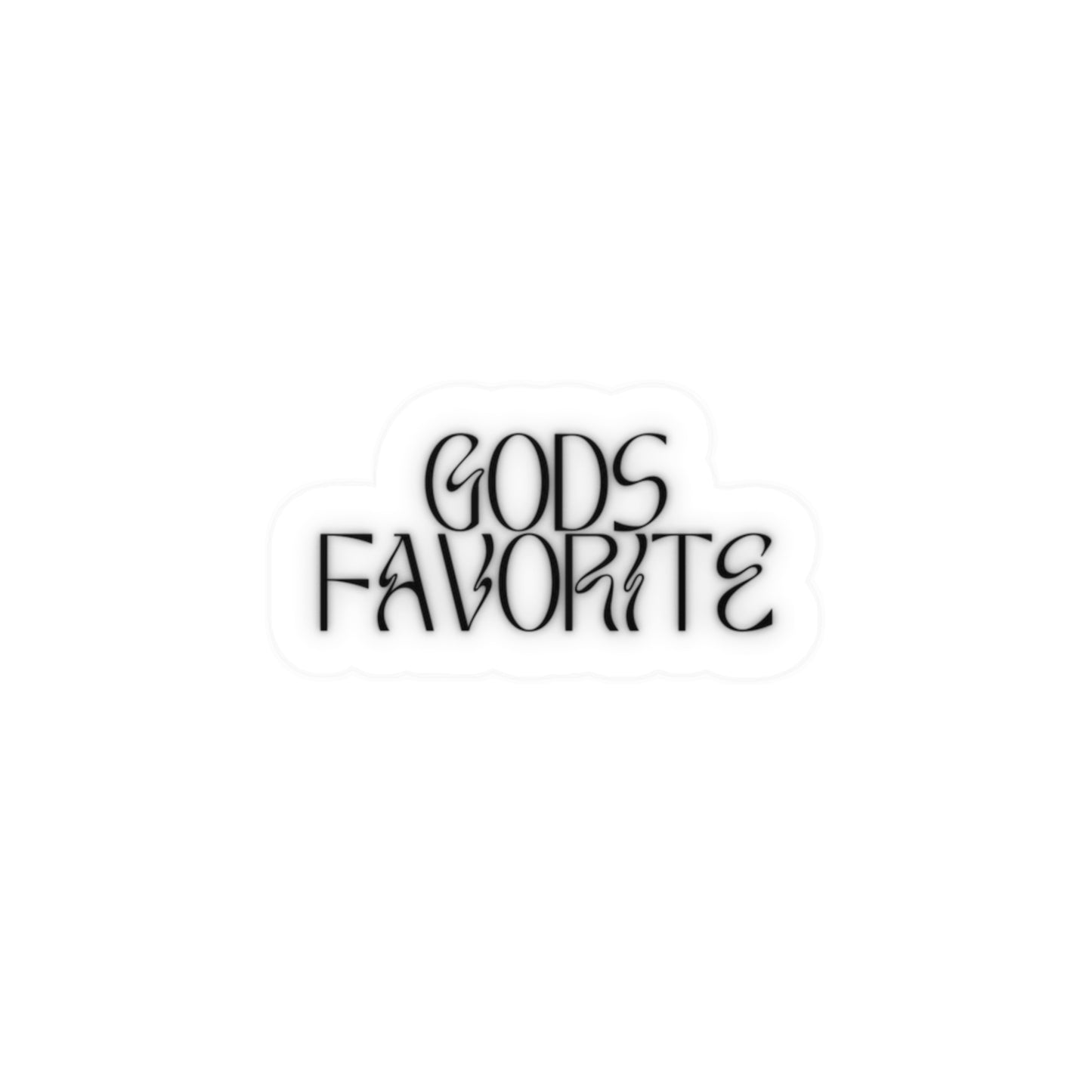 Gods Favorite Vinyl Decals