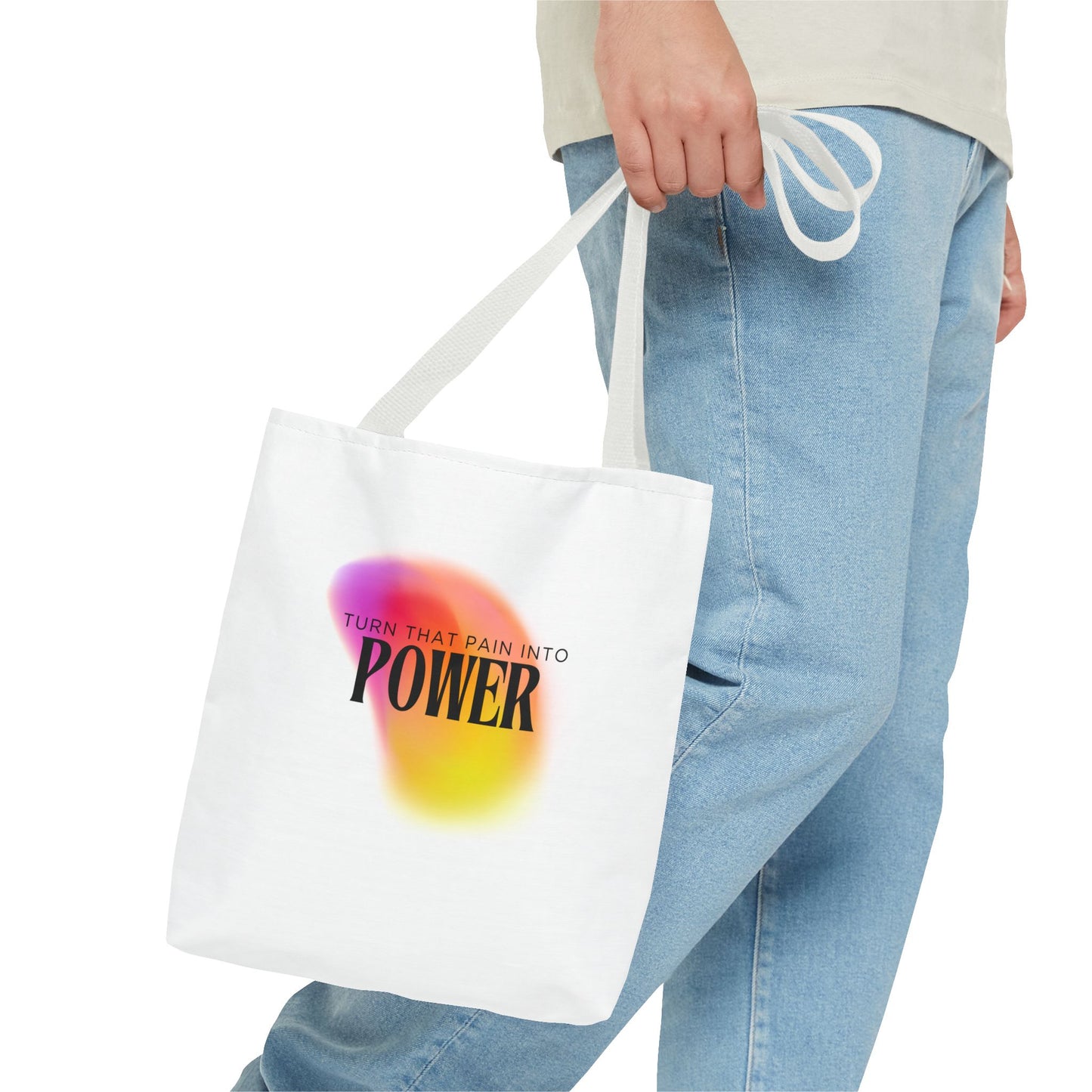 Pain Into Power Me Tote Bag
