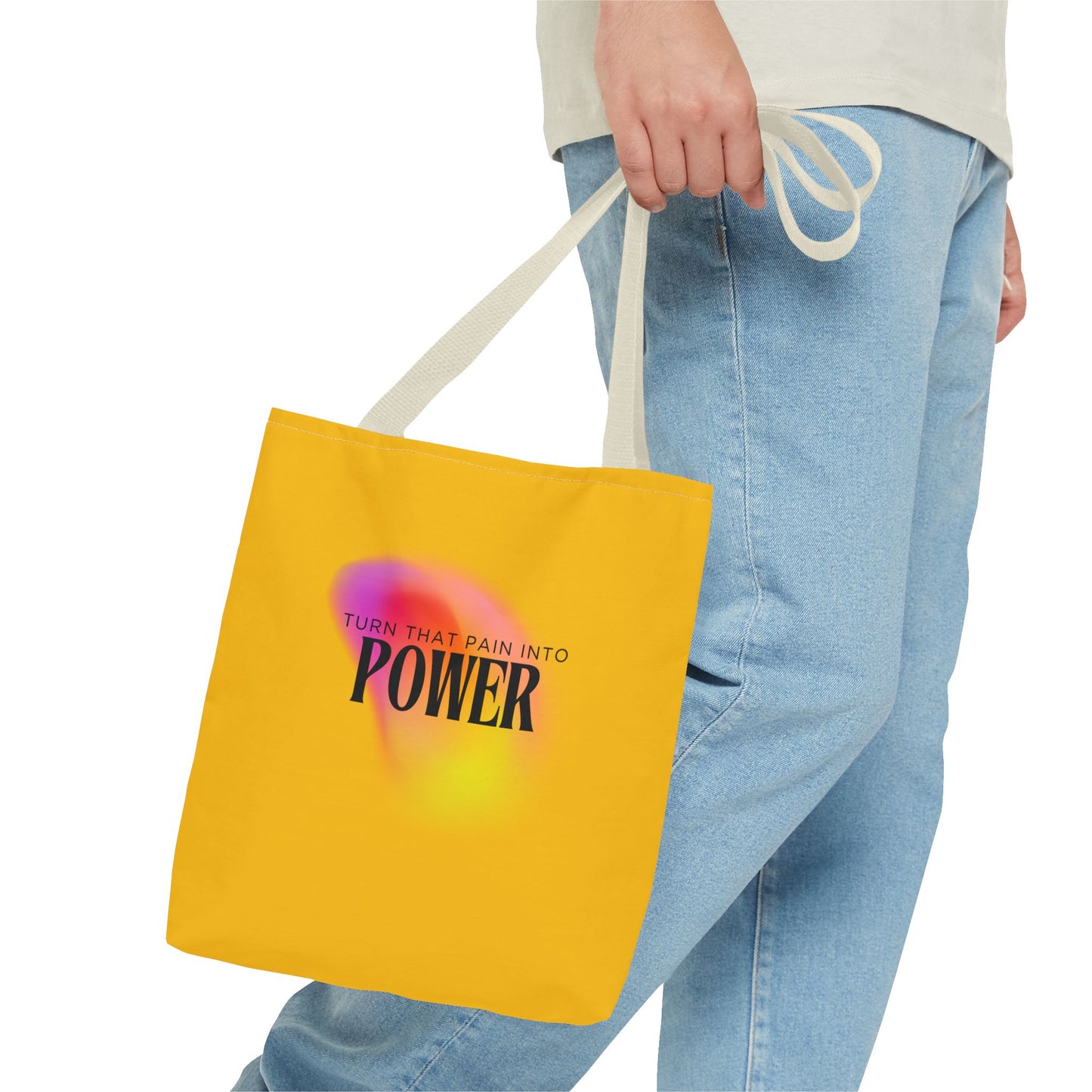 Pain Into Power Me Tote Bag