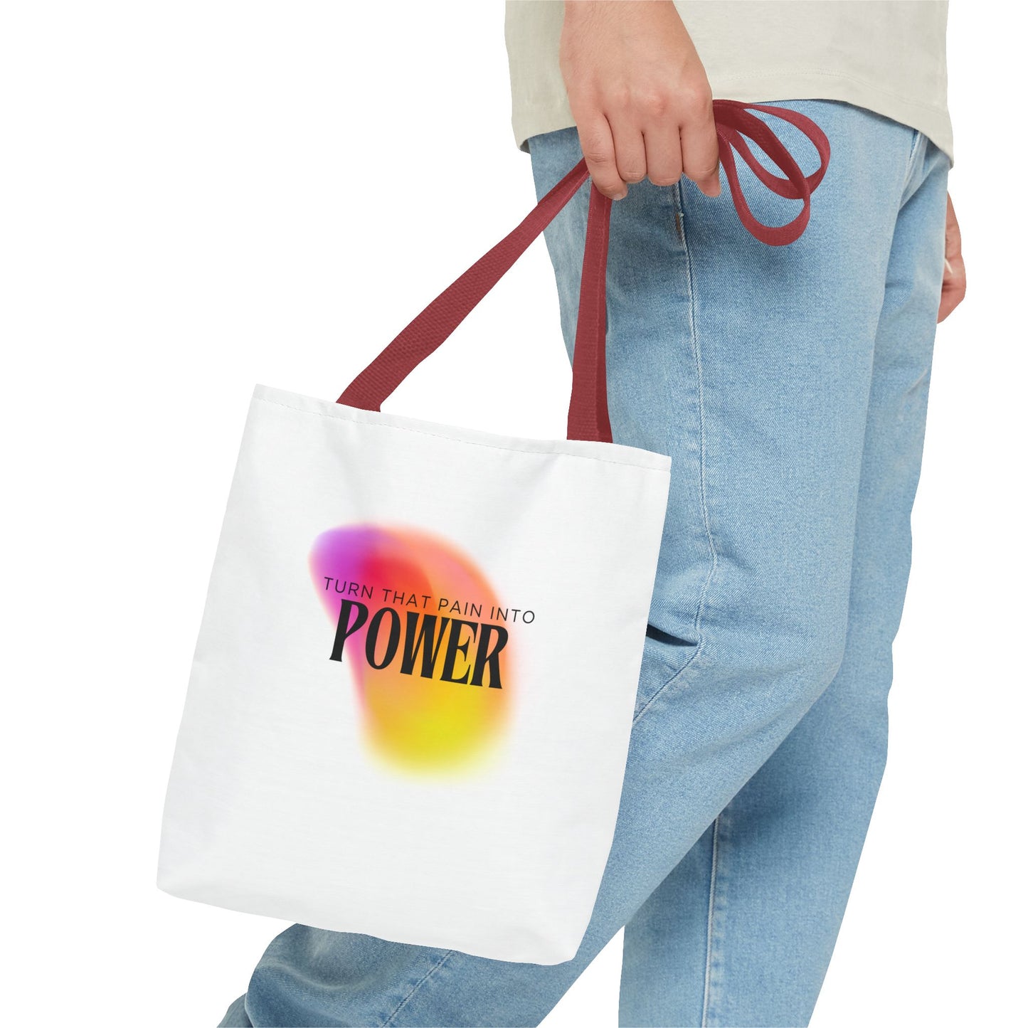 Pain Into Power Me Tote Bag