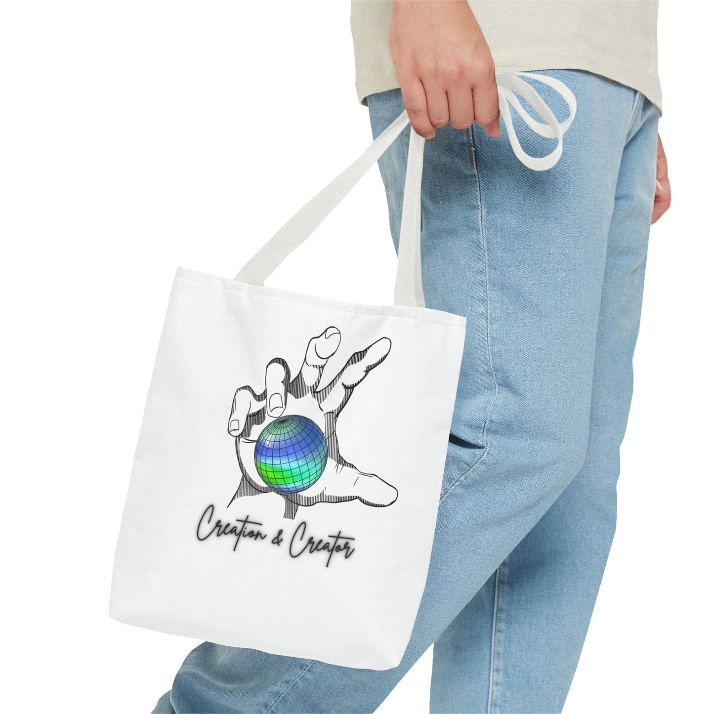 Creation & Creator Mountains Tote Bag